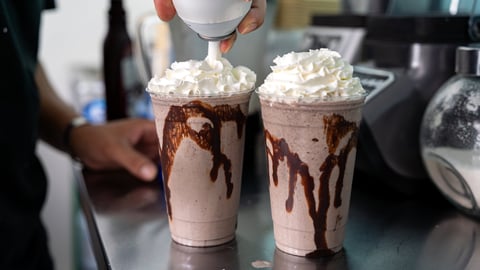 Cotton Candy milkshake